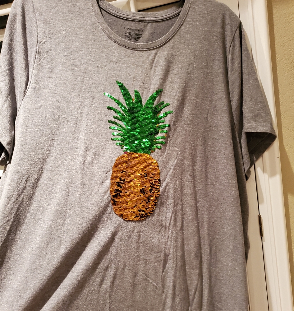 Changing Sequin Pineapple Shirt - image 1